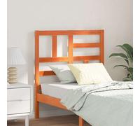vidaXL Testiera del letto Marrone cerato 105,5 x 4 x 104 cm