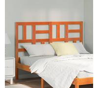 vidaXL Testiera del letto Marrone cerato 145,5 x 4 x 104 cm