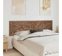 vidaXL Testiera del letto Naturale Legno di teak solido