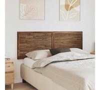 vidaXL Testiera del letto Naturale Legno di teak solido