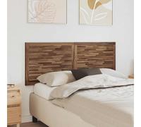 vidaXL Testiera del letto Naturale Legno di teak solido