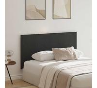 vidaXL Testata rettangolare in rovere nero | Mobili contemporanei interni legno massello 160Cm L X 80Cm H 1.5Cm D Facile montaggio Accessori eleganti camera da letto duraturi