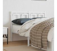 vidaXL Testiera in Metallo Bianco 120 cm