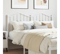 vidaXL Testiera di Ricambio in Metallo Bianco 140 cm