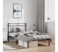 vidaXL Testiera in Metallo Bianco 193 cm