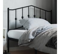 vidaXL Testiera di Ricambio in Metallo Nero 107 cm