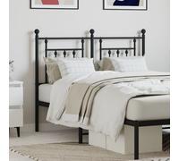 vidaXL Testiera di Ricambio in Metallo Nero 120 cm