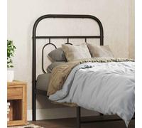 vidaXL Testiera di Ricambio in Metallo Nero 75 cm