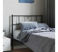 vidaXL Testiera di Ricambio in Metallo Nero 75 cm