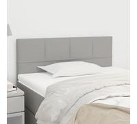 VIDAXL - Testiera Grigio Chiaro 100x5x78/88 Cm In Tessuto - SPEDIZIONE GRATUITA