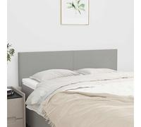 vidaXL Testiere 2 pz Grigio Chiaro 72x5x78/88 cm in Tessuto