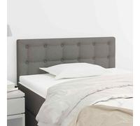 vidaXL Testiera Grigio Scuro 90x5x78/88 cm in Tessuto