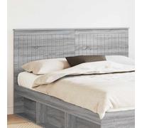 vidaXL Testiera con testiera Grigio Sonoma 160 cm Legno Multistrato, Accenti Eleganti per la Camera, Accessori Moderni, Zona Notte stilosa, Design Contemporaneo, Ambiente Confortevole