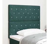 vidaXL Testiera Grigio Verde Chiaro 100 cm Velluto