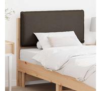 vidaXL Testiera imbottita con testiera Grigio Naturale e Chiaro 100 cm