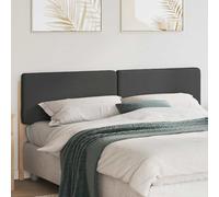 vidaXL Testiera imbottita Marrone e grigio scuro 180 cm Pino massello