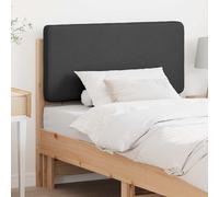 vidaXL Testiera imbottita Marrone e grigio scuro 75 cm Pino massello