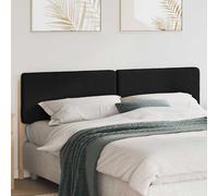 vidaXL Testiera imbottita Marrone e Nero 200 cm Pino massello