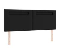 vidaXL Testiera Design Semplice Nera 160 cm in Ecopelle