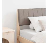 vidaXL Testiera imbottita Talpa 100 cm Pino massello