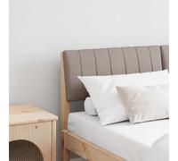 vidaXL Testiera imbottita Talpa 140 cm Pino massello