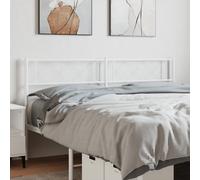 vidaXL Testiera in Metallo Bianco 120 cm