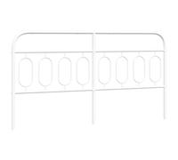 vidaXL Testiera in Metallo Bianco 160 cm