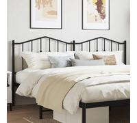 vidaXL Testiera in Metallo Nero 160 cm