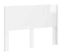 vidaXL Testiera in PB, testata per camera da letto, design moderno, forma rettangolare, doghe verticali, legno, accento minimalistico, mobile funzionale