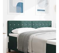 vidaXL Testiera in Velluto Argille Verde scuro 140 cm Velluto