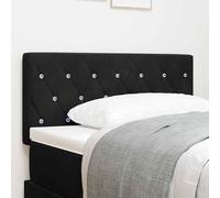 vidaXL Testiera LED con Bottoni in Cristallo da 90 cm, montata a Muro. Perfetta per Una Camera da Letto Moderna, è Adatta a spazi notturni in Stile Adulto. Ha Un Rivestimento in Velluto di Design mo
