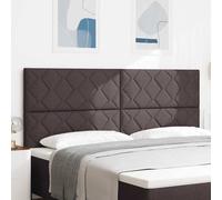 vidaXL Testiera LED Grigio chiaro 200 cm Tessuto