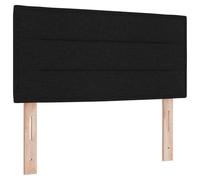vidaXL Testata a LED Design Linee Nera 80 cm Tessuto