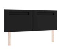 vidaXL Testiera LED Nero 160 cm Pelle Sintetica, Testata Regolabile, Forma Retangolare, Mobili Moderni, Illuminazione Integrata, Migliorie Eleganti per Arredare la Camera