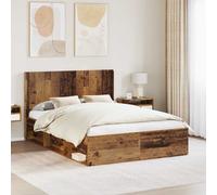 vidaXL Testiera Letto Legno antico Legno ingegnerizzato