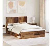 vidaXL Testiera Letto Legno antico PB, Letto, design moderno, testata in legno ingegnerizzato, stile a listelli, decoro elegante per spazi contemporanei