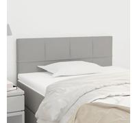 VIDAXL - Testiera Grigio Chiaro 100x5x78/88 Cm In Tessuto - SPEDIZIONE GRATUITA