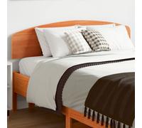 vidaXL Testiera Marrone Cera 120 cm in Legno Massello di Pino