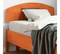 vidaXL Testiera Marrone Cera 75 cm in Legno Massello di Pino