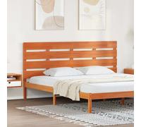 vidaXL Testiera Marrone cerato 200,5 x 3 x 80 cm Pino massello