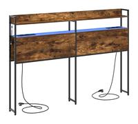 vidaXL Testiera moderna per la tua camera da letto. Letto contemporaneo con uno stile unico e una cornice salvaspazio. Ideale come organizer per il comodino, con illuminazione integrata.