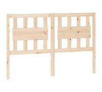 vidaXL Testiera per Letto 125,5x4x100 cm in Legno Massello di Pino