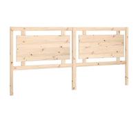 vidaXL Testiera per Letto 205,5x4x100 cm in Legno Massello di Pino