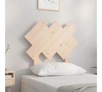 vidaXL Testiera per Letto 72,5x3x81 cm in Legno Massello di Pino