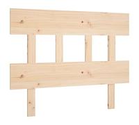 vidaXL Testiera per Letto 93,5x3x81 cm in Legno Massello di Pino