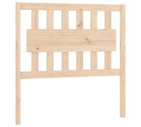 vidaXL Testiera per Letto 95,5x4x100 cm in Legno Massello di Pino