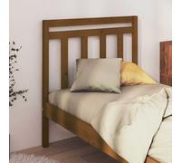 vidaXL Testiera per Letto ambra 106x4x100 cm in Legno Massello di Pino