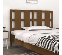 vidaXL Testiera per Letto ambra 125,5x4x100 cm Legno Massello di Pino