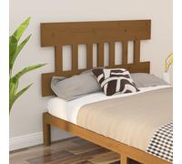 vidaXL Testiera per Letto ambra 163,5x3x81cm in Legno Massello di Pino