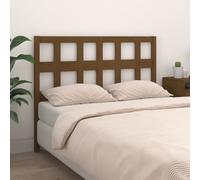 vidaXL Testiera per Letto Miele 185,5x4x100 cm Legno Massello di Pino